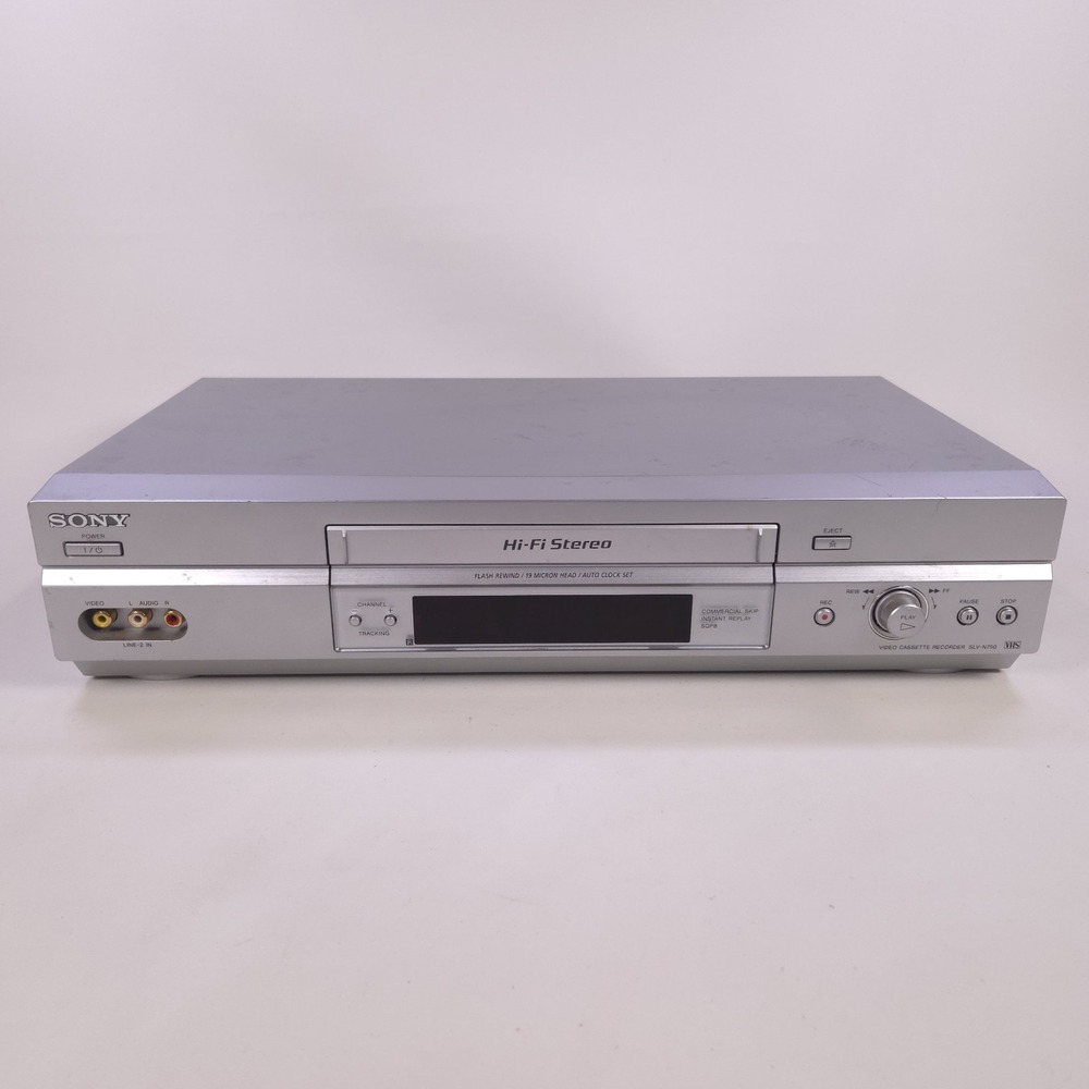 Sony SLV-N750 Hi-Fi VCR Video Cassette Recorder NO REMOTE Tested & Works